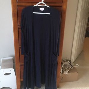 NWOT Lularoe Navy Sarah Cardigan